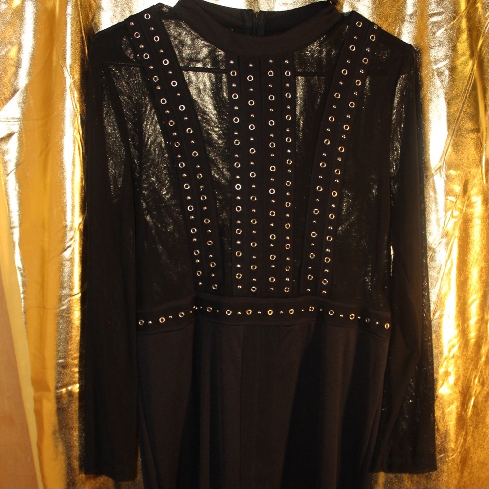 SEXY Black Mesh Dress